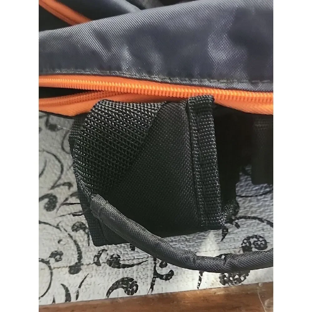 East Sport Gray and Orange Backpack - Durable Everyday Bag